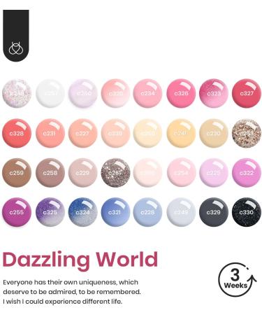 Beetles Gel Nail Polish Kit - 32 Colors Glitter Set with 36W UV LED Light | Soak Off Base Top Coat Builder Blooming Temperature Color Changing Gel - Manicure DIY Home - Buy Online on GoSupps.com