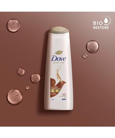 Dove Shampoo Oil Care - Nourishing Solution for Dry Brittle Hair | Bio-Restore Complex | 250ml (6 Pieces) - International Shipping Available - Buy Online on GoSupps.com