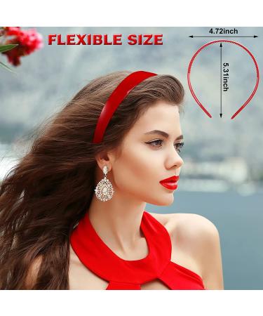 16 Pack 1 Inch Plastic Headbands with Teeth - Wide Anti-slip Hair Bands for Women and Girls - DIY Hair Accessories - Classic Color - Buy Online on GoSupps.com