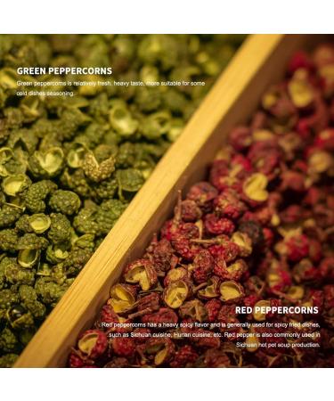 BAILINHOU Premium Szechuan Green Peppercorns & Peppers 114g - Imported from China - Buy Online on GoSupps.com