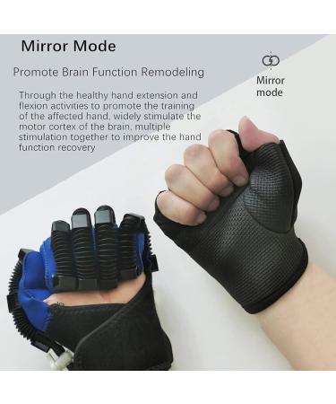 ZZBB Rehabilitation Training Gloves Stroke Hemiplegia Finger Wrist Training Equipment Finger Straightening Brace Guard Protector for Patients with Hand Dysfunction Right Medium - Buy Online on GoSupps.com