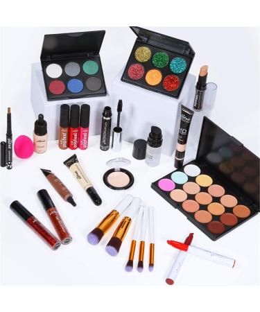 FantasyDay All-in-one Makeup Set Gift Surprise | Full Makeup Kit for Women - Essential Starter Bundle with Eyeshadow Palette, Lipstick, Blush, Foundation, and More - Buy Online on GoSupps.com