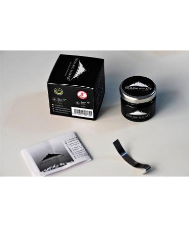 Premium Hand-Collected Himalayan Shilajit 30g - Gold Quality, GMP/ISO/Halal Certified - Sun Dried Resin, Third-Party Tested, 84+ Trace Minerals - 90 Servings - Buy Online on GoSupps.com