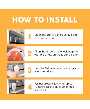 Beego Oven Child Protection Lock - Safe Stove Lock for Babies & Toddlers | Easy Installation - White - Buy Online on GoSupps.com