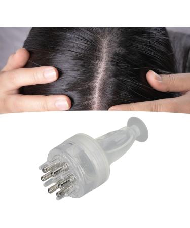 Scalp Applicator Comb Transparent Ball Root Comb Applicator Leakproof for Hair Care (Transparent White) - Buy Online on GoSupps.com