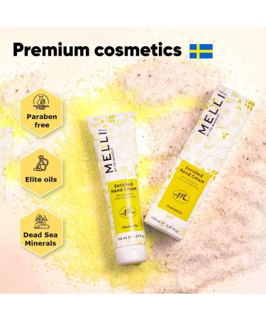 Melli Hand Cream Musc Fresh intensive care for very damaged hands Camomile fragrance highly hydrates - Buy Online on GoSupps.com