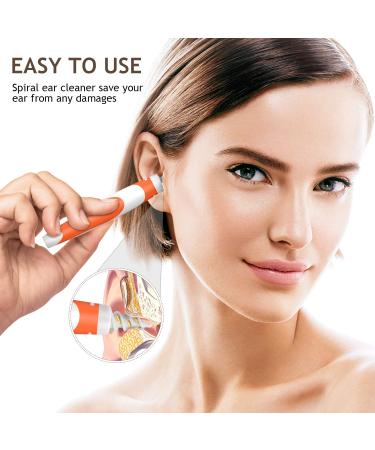 Keasy Ear Wax Removal Kit - Silicone Spiral Cleaner for Adults & Kids with 16 Replacement Heads - Buy Online on GoSupps.com