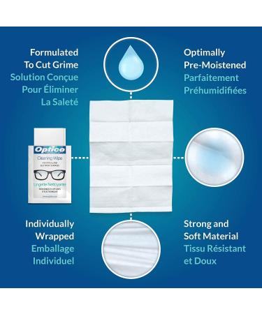 Pre-Moistened Cleaning Cloths - Premium Lens Wipes for Eyeglasses Screens & Cameras | No Spray Needed | 360 Pack - Buy Now - Buy Online on GoSupps.com