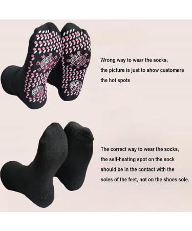 Milai Heated Socks for Women - 2 Pair Thermo Socks for Winter Hiking Skiing Running & Sports - Warm & Comfortable Black Thermal Socks - Buy Online on GoSupps.com