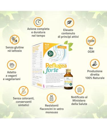 REFLUGEA FORTE Salugea - Contr lez les acides de l'estomac - teignez la sensation de feu dans l'estomac - avec Mauve Mucosave FG R sine de Mastiha Amla Figue et tilleul - Buy Online on GoSupps.com