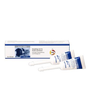 Alfavet Actea Oral reduces plaque formation and bad breath mouth care gel for dogs and cats with LAS tube 15ml 15 ml (1 pack)