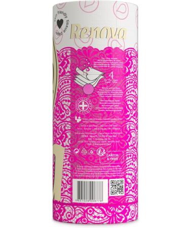 Buy Renova 4-Ply White Decorated Perfumed Toilet Paper 12 Rolls | International Shipping Available - Buy Online on GoSupps.com