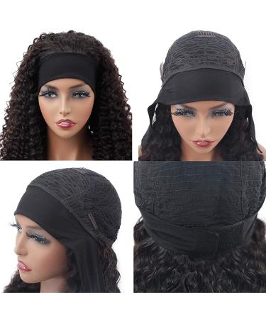 16 Inch Deep Wave Headband Wig | Brazilian Virgin Human Hair | Glueless Curly Wave | 150% Density | Natural Color | Wear and Go Machine Made Wig for Black Women - Buy Online on GoSupps.com