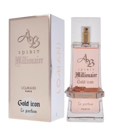 Lomani AB Spirit Millionaire Le Parfum Gold Icon EDP Spray Women 3.3 oz - Buy Online on GoSupps.com