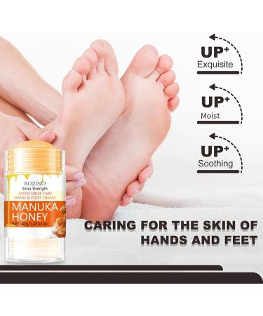 Manuka Honey Cream Stick for Heels and Elbows Repair Balm for Cracked Heels and Feet Moisturizing and Exfoliating Care for Dry Cracked Heels Rough Skin Softening - Buy Online on GoSupps.com