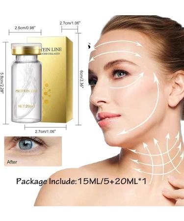 InstaLift Protein Thread Lifting Set Collagen Silk Threads for Silk Thread Lifting Thread Lifting for Skin Tightening Lifting Face for Lifting the Jawline 15 ml + 20 Pieces - Buy Online on GoSupps.com