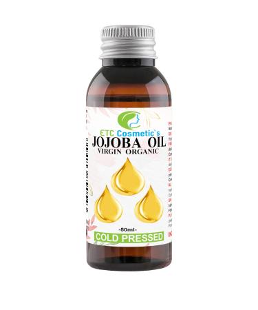 JOJOBA OIL - 50 ml - ORGANIC UNREFINED RAW VIRGIN COLD PRESSED
