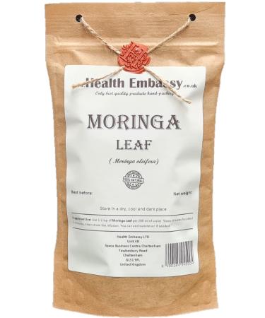 Health Embassy Feuille de Moringa Tisane | Moringa Oleifera | Moringa Leaf (100g)
