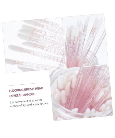NOLITOY 400 Pcs Lip Brush Set | Disposable Lip Gloss & Eyeshadow Applicators | Pink Crystal Handle Makeup Brushes - Buy Online on GoSupps.com