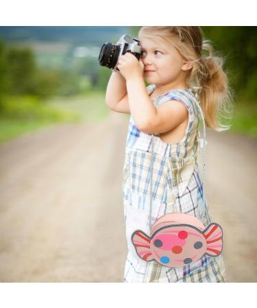 Lurrose Pink Mini Crossbody Bag for Girls | Candy Pocket Storage Pouch 21x11x5cm - Ideal for Children - Buy Online on GoSupps.com