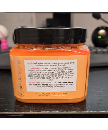 Shop Grapefruit + Mango Brightening Body Scrub | Ultra Hydrating Exfoliating Body Care - 21 oz - Buy Online on GoSupps.com