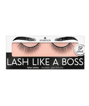 Essence Lash Like a Boss No. 03 - Vegan False Lashes | Extensive Volume & Long-Lasting | 3 Pack of Defined Black Artificial Eyelashes - Buy Online on GoSupps.com