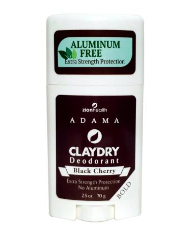 Zion Health Bold ClayDry Deodorant Black Cherry 2.8 oz (80 g)