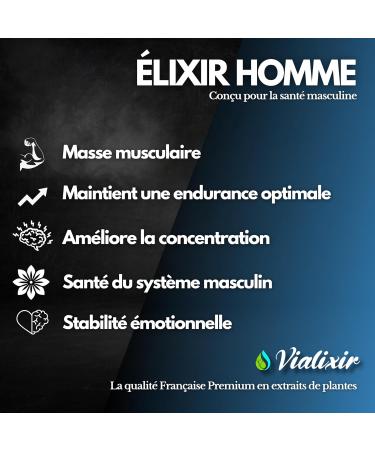 Powerful Stimulant for Men | Vitality Energy Endurance | Ashwagandha Organic Maca Red Ginseng Tribulus Terrestris Fenugreek | 60 Capsules | 100% Natural Made in France - Buy Online on GoSupps.com