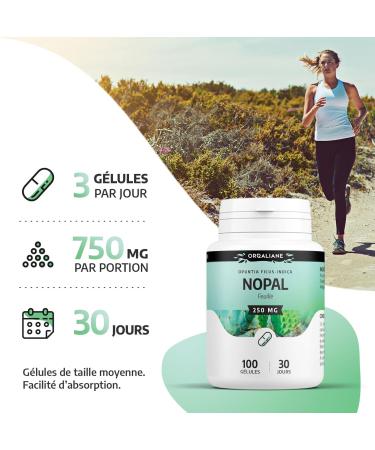 Nopal 250 mg - 100 capsules - Orgaliane - Buy Online on GoSupps.com