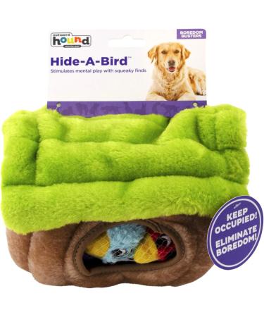 Outward Hound Kyjen 31009 Hide A Bird Dog Toys Interactive Plush Squeak 4-Piece Toy Large Multicolor - Buy Online on GoSupps.com