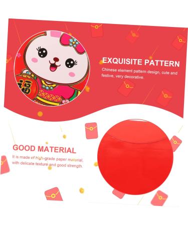 ABOOFAN 162 Pcs Cartoon Red Envelope New Year Red Packet Traditional Style Red Envelopes Year of The Rabbit Red Envelopes China Red Envelope 2023 Year Red Envelopes Paper Piggy Bank Child - Buy Online on GoSupps.com