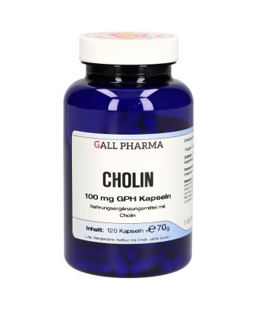 Gall Pharma Choline 100 mg GPH capsules 1 pack (1 x 120 pieces)