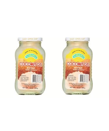 Florence Coconut Gel in Syrup 340g, 2 Pack