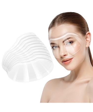 Clear face visor for microblading permanent makeup eyelash extension eyes cataract eyelid blepharoplasty aftercare shower face eye protection transparent soft visor 30 pieces - Buy Online on GoSupps.com
