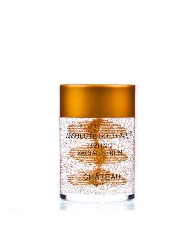 ABSOLUTE GOLD 24K Lifting Facial Serum - 24K Gold Silk Peptides & Hyaluronic Acid | Fragrance-Free Cruelty-Free All Skin Types - 2 fl. oz - Buy Online on GoSupps.com
