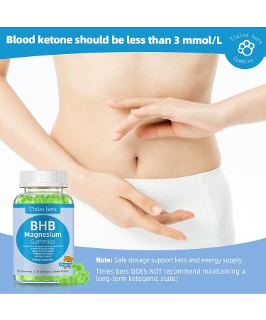 Magnesium BHB Gummies 1000mg for Adults Keto BHB Super Fuel for Energy Support Metabolic Health Brain Nerve Heart & Muscle Health Keto Support Gluten Free Non GMO Vegan Apple Flavor 60 60 Count (Pack of 1) - Buy Online on GoSupps.com