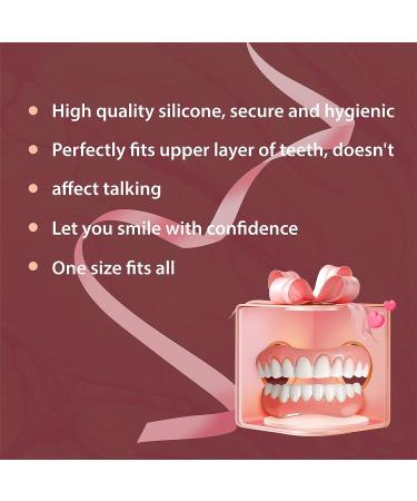 6 PCS Fake Teeth Veneers for Temporary Tooth Repair - Upper and Lower Jaw - Dental Veneers for Men and Women - Bright White Smile - W04 - Buy Online on GoSupps.com