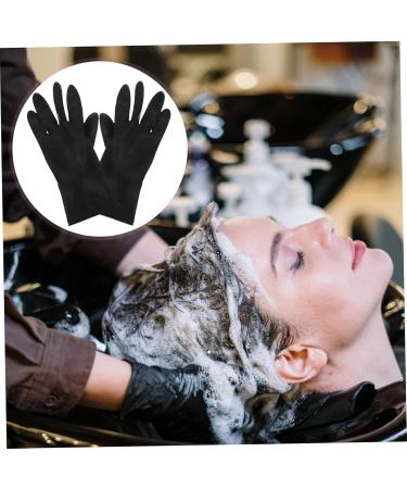 Didiseaon 3 Pairs Hair Shampoo Gloves Hair Salon Gloves Hair Dye Glove Barber Gloves - Buy Online on GoSupps.com
