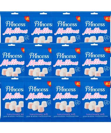 12 x Mallows Pink & White Marshmallows 150g - Soft Pink & White Marshmallows - Buy Online on GoSupps.com