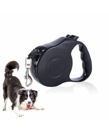 Extendable Dog Lead Heavy Duty Retractable Dog Lead Pet With One Handed Brake Release Button Easy Grip Handle Suitable For Small And Medium Dog Leash Outdoor Walking Training Pet Supplies 5M(1Pc)