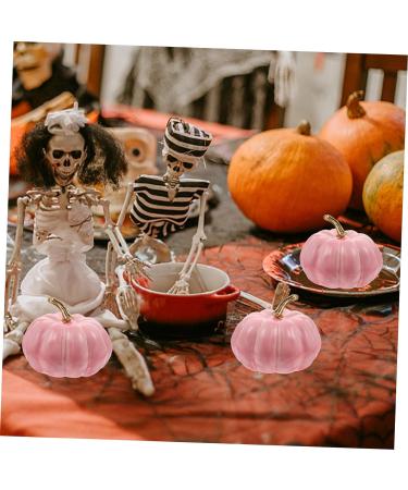 Homoyoyo 10pcs pink halloween decor halloween decorations artificial pumpkins halloween centerpiece Halloween Pumpkin Halloween Party Ornament Pumpkin Decor supplies Foam fake pumpkin - Buy Online on GoSupps.com