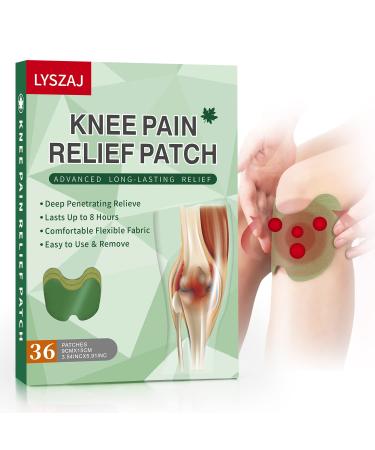 36PCS Knee Pain Relief Patches Heat Patches for Pain Relief Fast-Acting Patches Long Lasting Relief of Joint Pains for Knee, Back, Neck, Shoulder Pain