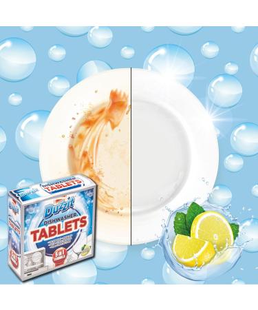 Duzzit Dishwasher Tablets 5 In 1 Action Lemon Fresh Removes Stains And Grease - Buy Online on GoSupps.com