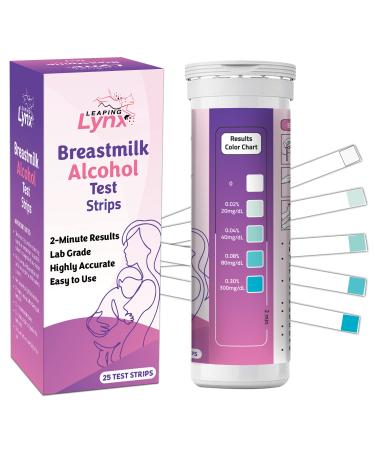 Premium Breastmilk Alcohol 25 Test - Easy at-Home Detection for Nursing  Breastfeeding  & Lactating Mothers  Quick  Sensitive  & Results in Minutes - ISO-Certified Facility