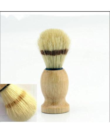 Premium 100mm Badger Hair Shaving Brush with Wooden Handle - Barber Salon Tool for Ultimate Shaving Experience | International Shipping Available - Buy Online on GoSupps.com