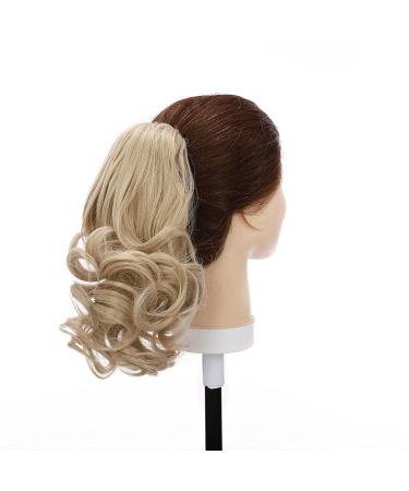 S-NOILITE 30cm Voluminous Hair Extensions | Corrugated Ponytail Braid & Claw | Dark Blonde & Bleached Blonde Mix - Buy Online on GoSupps.com