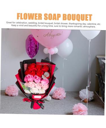 Artibetter Immortal Bouquet Forever Flower Real Rose Petals Eternal Rose Flower Bouquet Preserved Flowers Flores Soap Rose Bouquet Scented Soap Bouquet Fake Rose Artificial Roses Soap Flower - Buy Online on GoSupps.com