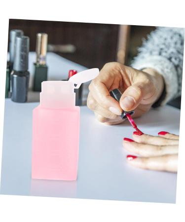 MERRYHAPY Makeup Remover Bottle Nail Polish Remover Push down Makeup Remover Container Nail Polish Remover Bottle Mini Water Pump 6x5x13cm Pink - Buy Online on GoSupps.com