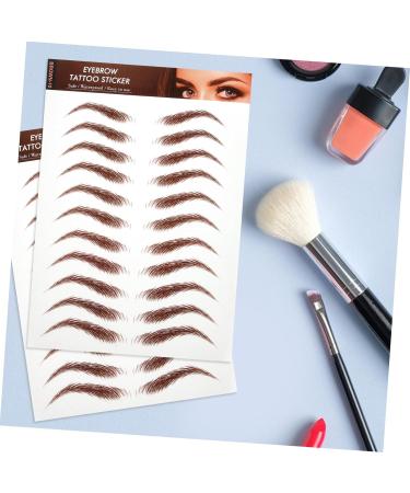  Beatifufu 5 Sheets Eyebrow Stickers Simulation Eyebrows Sticker Eyebrow Tattoos For Eyebrow Care Shaping - Buy Online on GoSupps.com