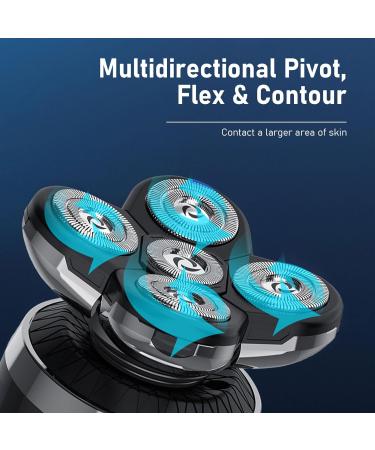 Best Electric Shavers for Men | Waterproof Rotary Head Shavers & Grooming Kits - USB Rechargeable Includes Clippers & Nose Trimmer - Buy Online on GoSupps.com